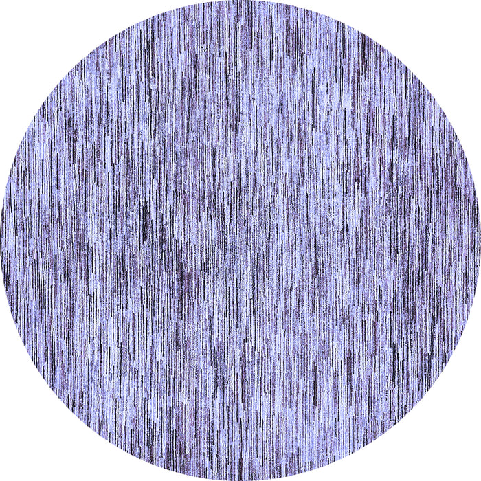Round Abstract Blue Modern Rug, abs427blu