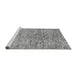 Sideview of Machine Washable Abstract Gray Modern Rug, wshabs427gry