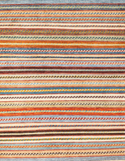 Abstract Chestnut Red Modern Rug, abs4280