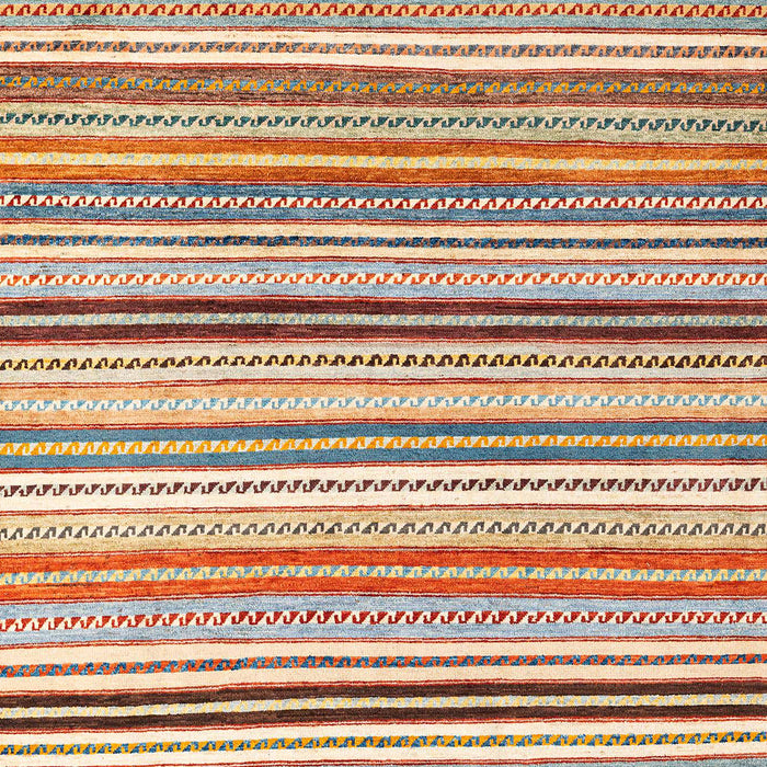 Abstract Chestnut Red Modern Rug, abs4280