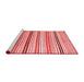 Modern Red Washable Rugs