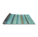 Sideview of Abstract Light Blue Modern Rug, abs4280lblu