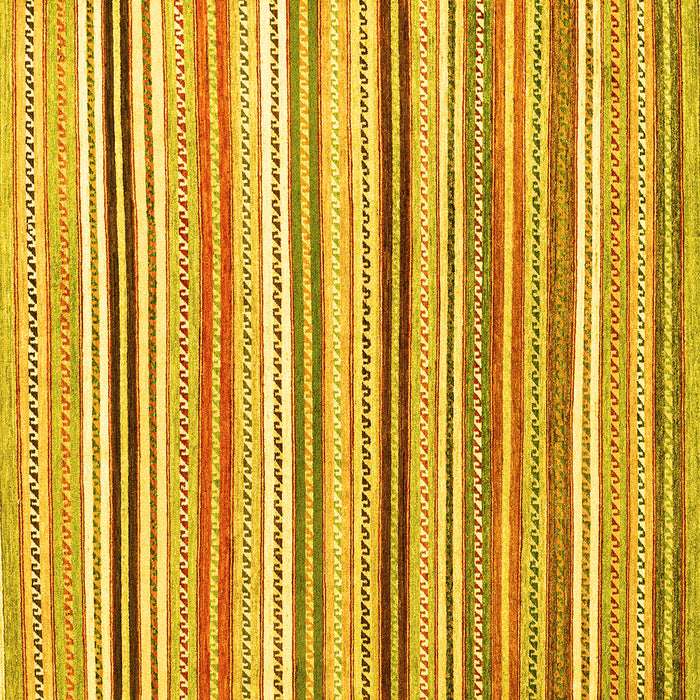 Square Abstract Yellow Modern Rug, abs4280yw