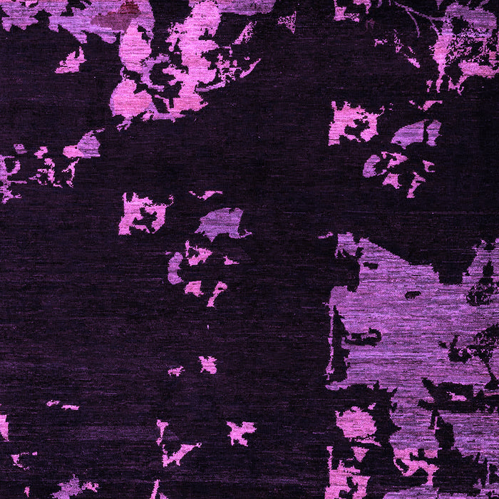 Machine Washable Abstract Purple Modern Area Rugs, wshabs4281pur