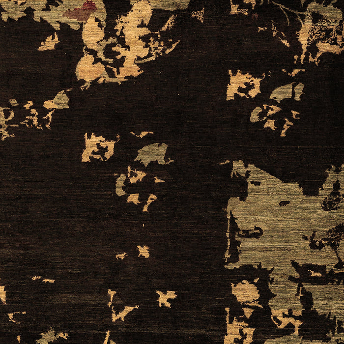 Abstract Brown Modern Rug, abs4281brn