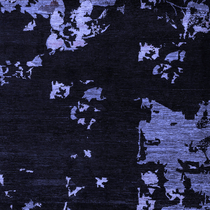 Machine Washable Abstract Blue Modern Rug, wshabs4281blu