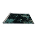 Sideview of Machine Washable Abstract Light Blue Modern Rug, wshabs4281lblu