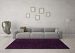 Machine Washable Abstract Purple Modern Area Rugs in a Living Room, wshabs4282pur