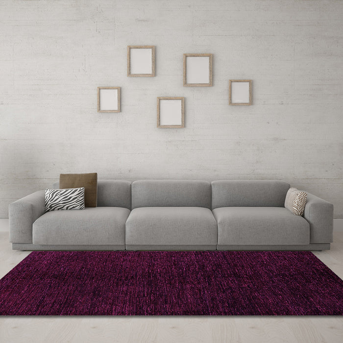 Machine Washable Abstract Pink Modern Rug in a Living Room, wshabs4282pnk