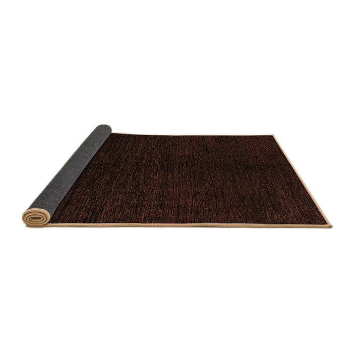 Sideview of Abstract Brown Modern Rug, abs4282brn