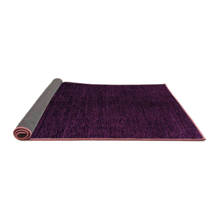 Sideview of Abstract Purple Modern Rug, abs4282pur