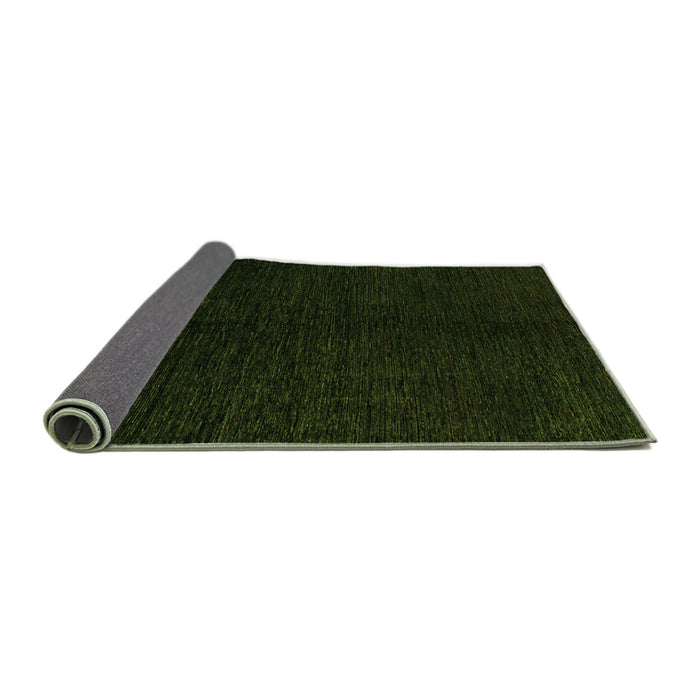 Sideview of Abstract Green Modern Rug, abs4282grn