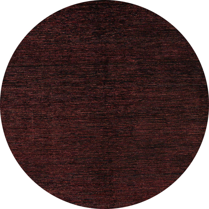 Round Abstract Red Modern Rug, abs4282