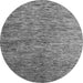 Round Machine Washable Abstract Gray Modern Rug, wshabs4283gry