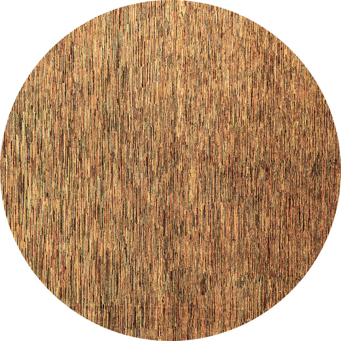 Round Abstract Brown Modern Rug, abs4283brn