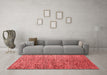 Modern Red Washable Rugs