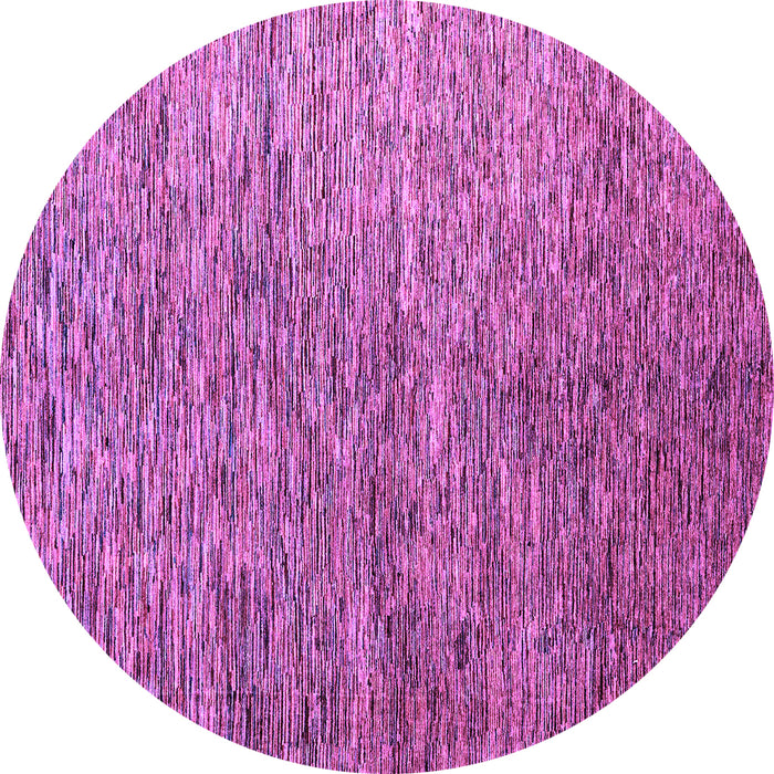 Round Abstract Purple Modern Rug, abs4283pur