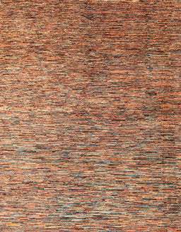 Machine Washable Abstract Fire Brick Red Rug, wshabs4283