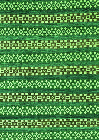 Abstract Green Modern Rug, abs4284grn