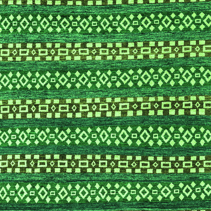 Abstract Green Modern Rug, abs4284grn