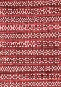 Abstract Red Modern Rug, abs4284red