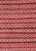 Abstract Red Modern Area Rugs