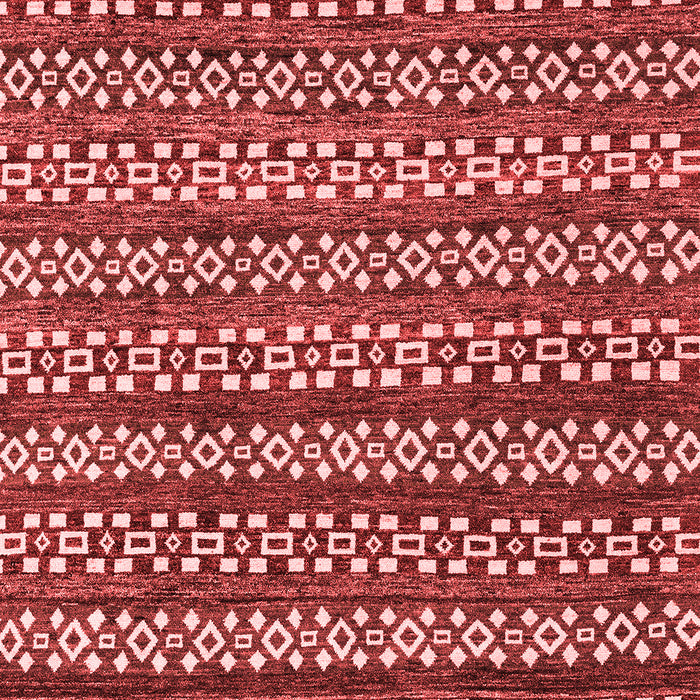 Machine Washable Abstract Red Modern Rug, wshabs4284red