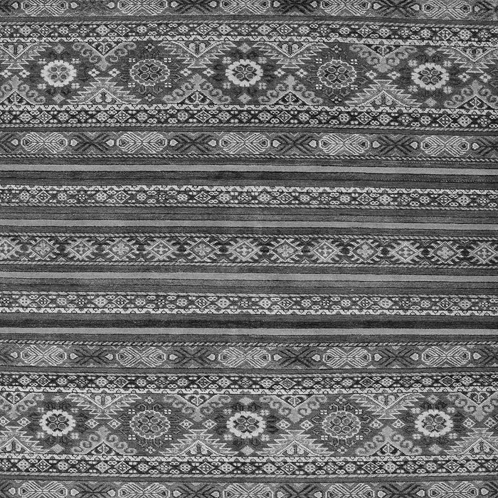 Square Abstract Gray Modern Rug, abs4285gry