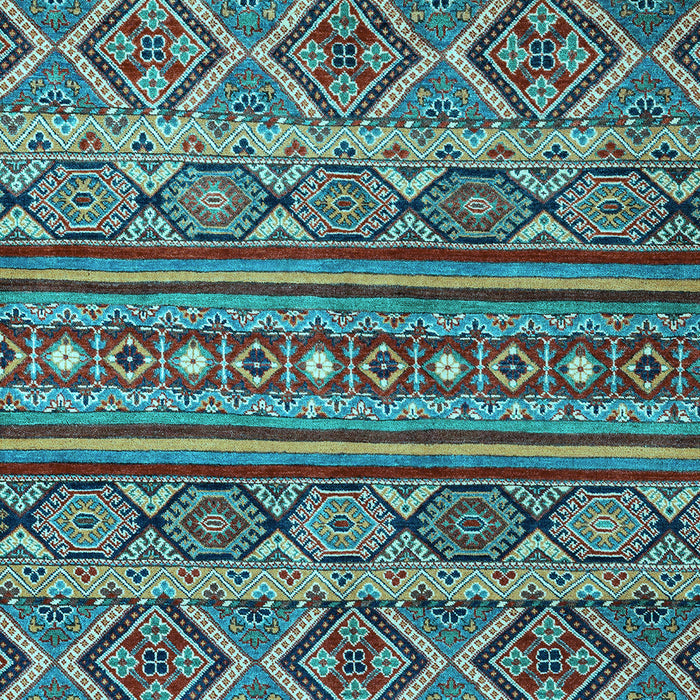 Abstract Light Blue Modern Rug, abs4286lblu