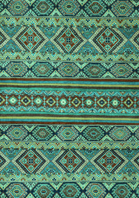 Abstract Turquoise Modern Rug, abs4286turq