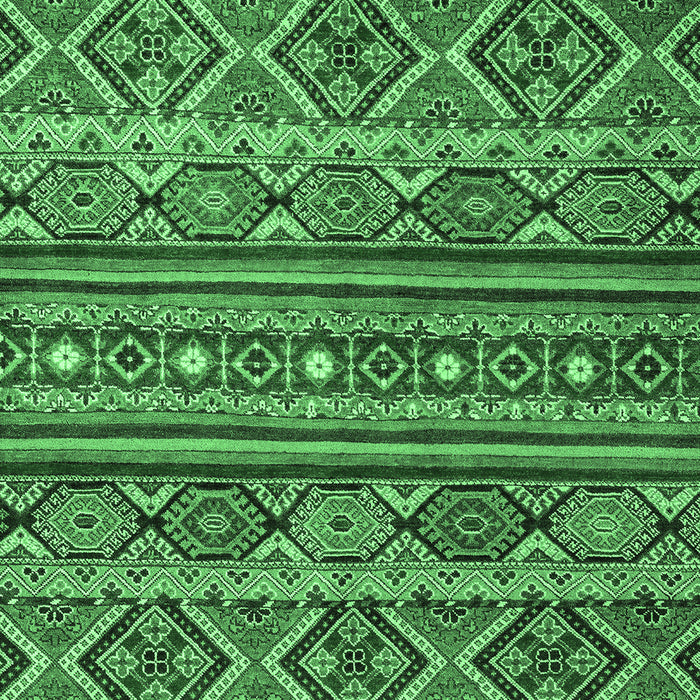 Machine Washable Abstract Emerald Green Modern Area Rugs, wshabs4286emgrn