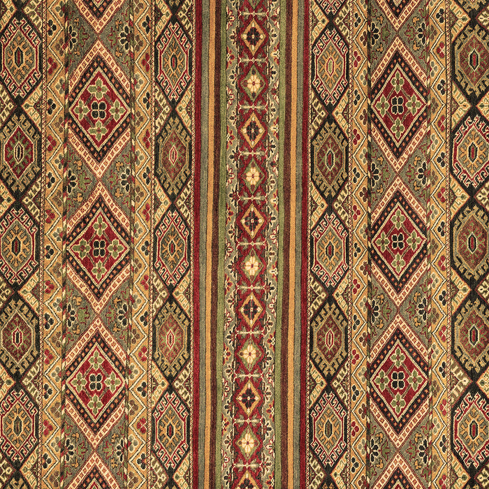 Square Machine Washable Abstract Brown Modern Rug, wshabs4286brn