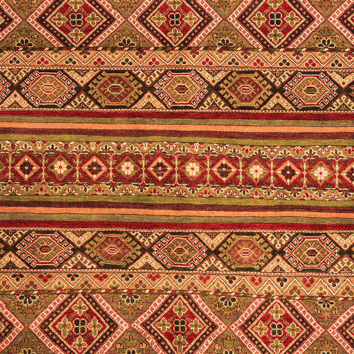 Machine Washable Abstract Orange Modern Area Rugs, wshabs4286org