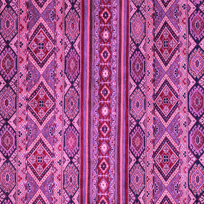 Square Machine Washable Abstract Pink Modern Rug, wshabs4286pnk