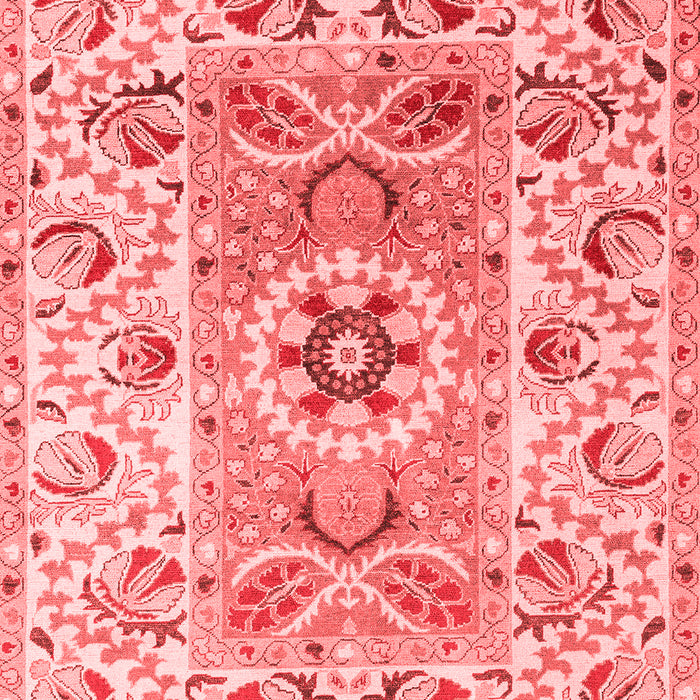 Machine Washable Abstract Red Modern Rug, wshabs4287red