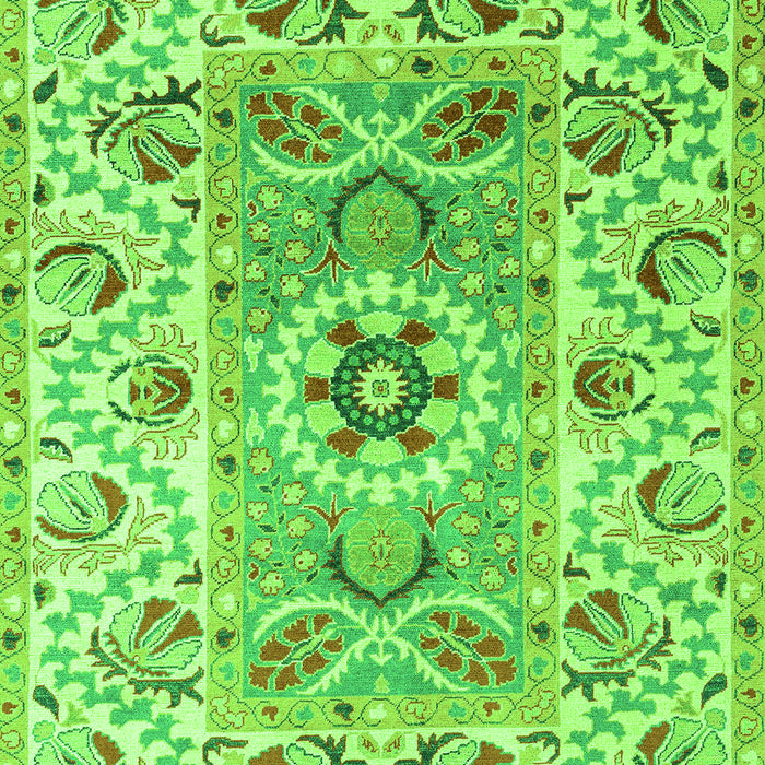 Machine Washable Abstract Green Modern Area Rugs, wshabs4287grn