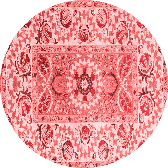 Abstract Red Modern Rug, abs4287red