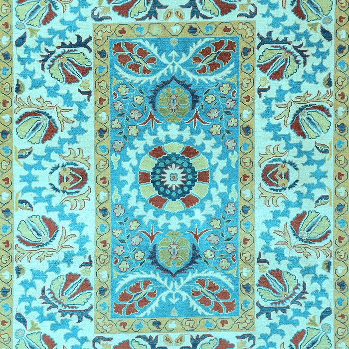 Abstract Light Blue Modern Rug, abs4287lblu