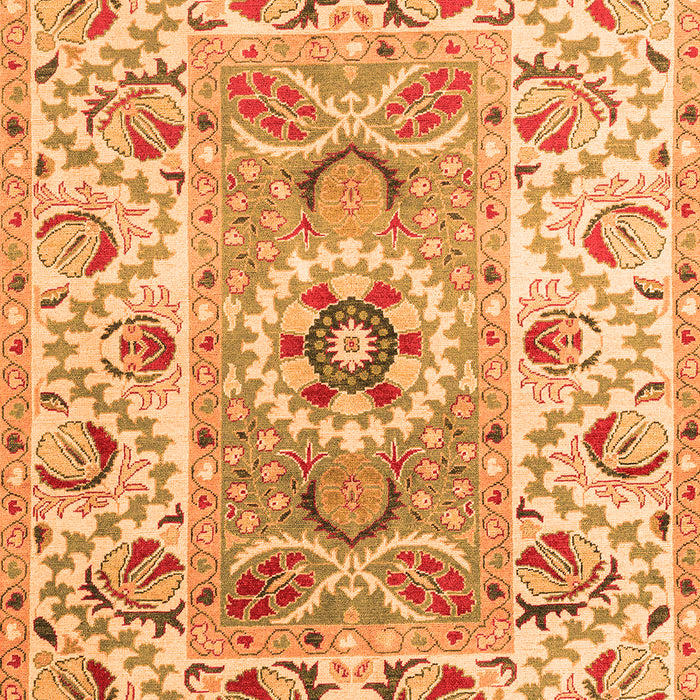 Machine Washable Abstract Orange Modern Area Rugs, wshabs4287org