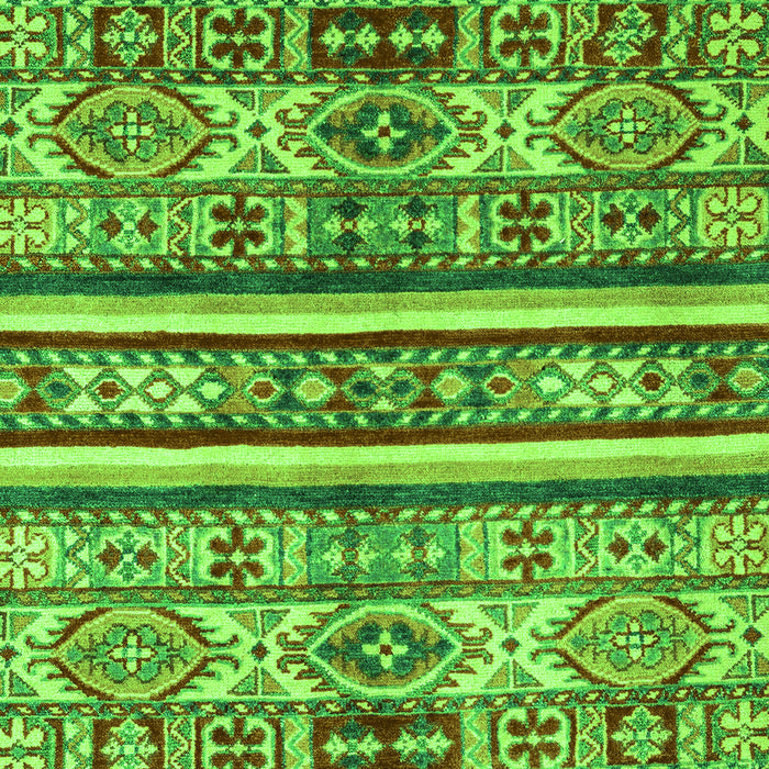 Machine Washable Abstract Green Modern Area Rugs, wshabs4288grn