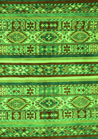 Abstract Green Modern Rug, abs4288grn