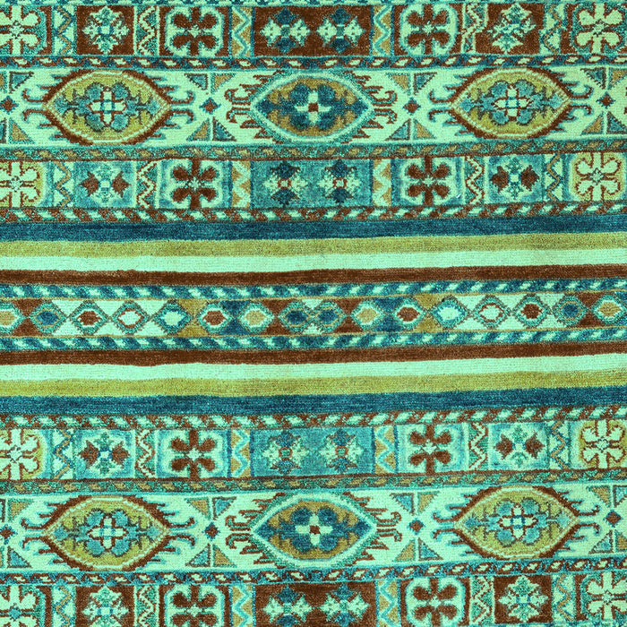 Machine Washable Abstract Turquoise Modern Area Rugs, wshabs4288turq