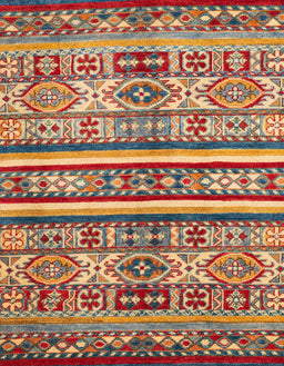 Abstract Fire Brick Red Modern Rug, abs4288