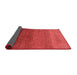 Abstract Red Modern Area Rugs