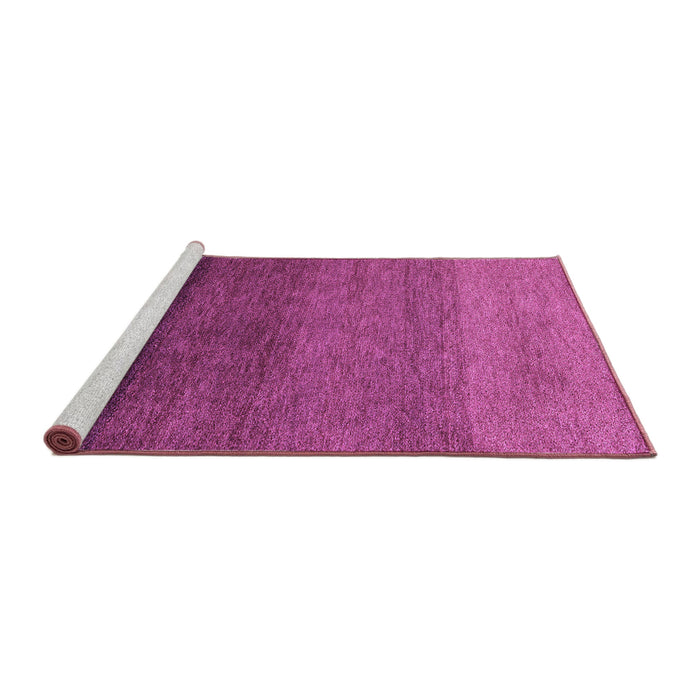 Sideview of Machine Washable Abstract Purple Modern Area Rugs, wshabs4289pur