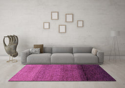 Machine Washable Abstract Purple Modern Area Rugs in a Living Room, wshabs4289pur