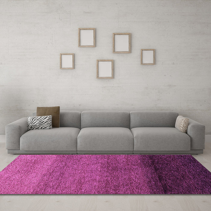 Machine Washable Abstract Purple Modern Area Rugs in a Living Room, wshabs4289pur