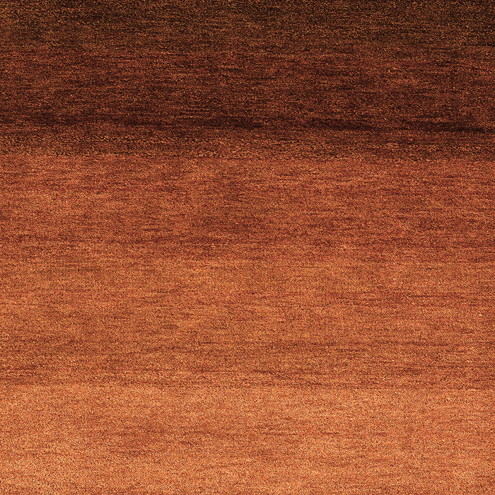 Square Machine Washable Abstract Orange Modern Area Rugs, wshabs4289org