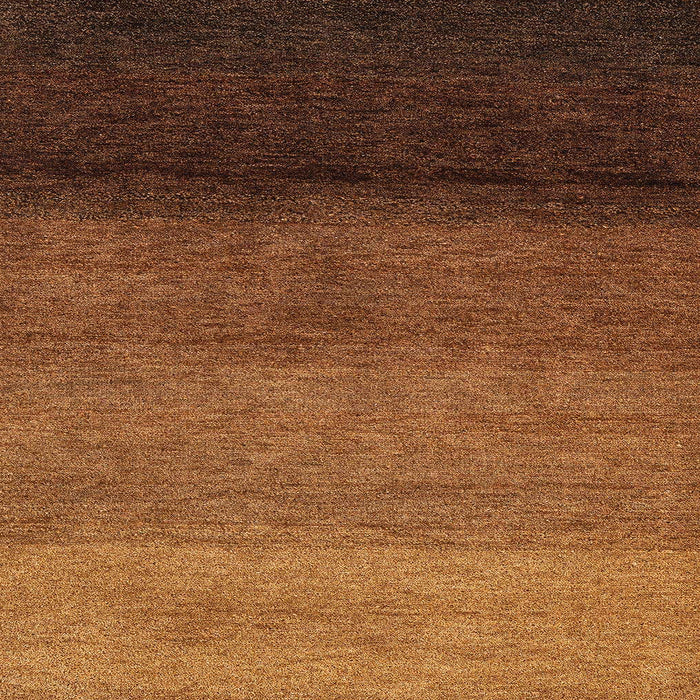 Square Abstract Saffron Red Modern Rug, abs4289