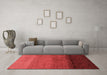 Modern Red Washable Rugs